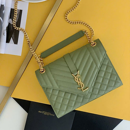 Bảng Màu Túi Xách YSL Envelope Medium Flap Bag 428134 Siêu Cấp Size 24 cm
