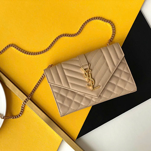 Bảng Màu Túi Xách YSL Envelope Mini Quilted Leather Bag 526286 Siêu Cấp Size 21 cm