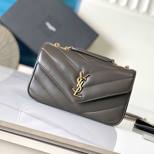 Bảng Màu Túi Xách YSL LouLou 801437 Siêu Cấp Size 24 cm