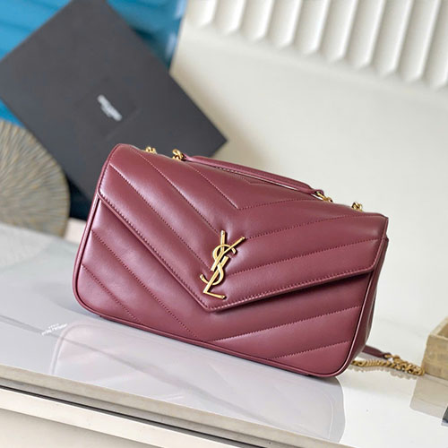 Bảng Màu Túi Xách YSL LouLou 801439 Siêu Cấp Size 29 cm
