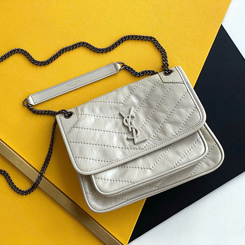 Bảng Màu Túi Xách YSL Niki Medium Bag with D Buckles 633151 Siêu Cấp  Size 22 cm
