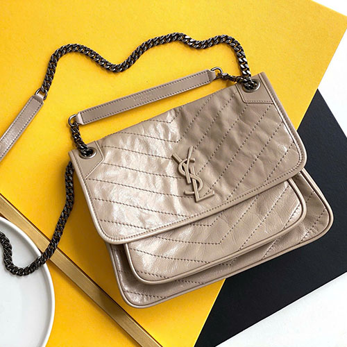 Bảng Màu Túi Xách YSL Niki Medium Bag with D Buckles 633158 Siêu Cấp  Size 28 cm