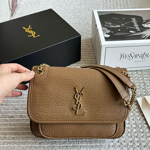 Bảng Màu Túi xách YSL Puffer Niki Messenger Bag Full Box Size 22 cm