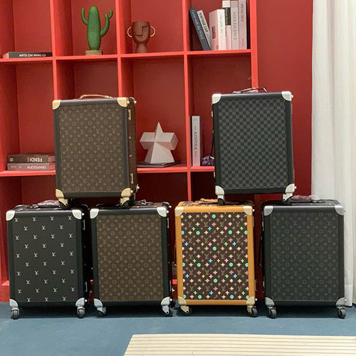 Bảng Màu Vali LV Rolling Trunk Siêu Vip Size 55 cm