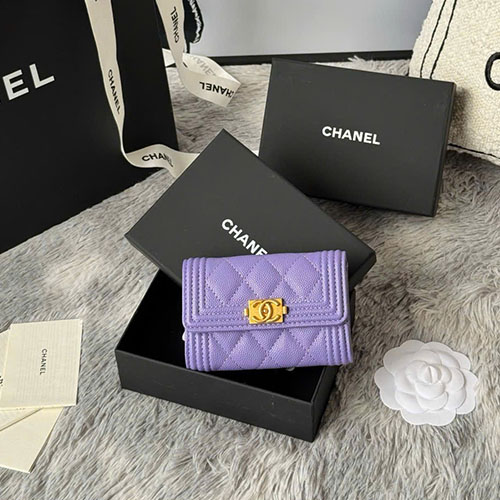 Bảng Màu Ví Chanel LeBoy A80603 Siêu Cấp Size 11 cm