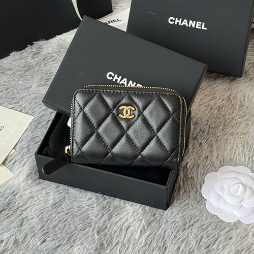 Bảng Màu Ví Chanel Mini Zip Classic Siêu Cấp Size 11 cm