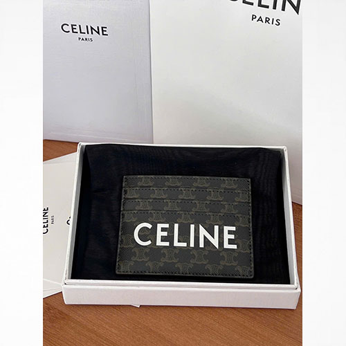 Bảng Màu Ví Đựng Thẻ Celine Triomphe Siêu Cấp Size 11cm
