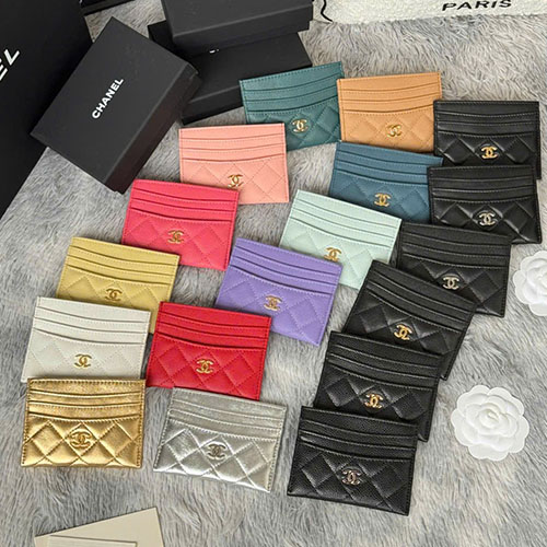 Bảng Màu Ví Đựng Thẻ Chanel 2025 Siêu Cấp Size 11cm