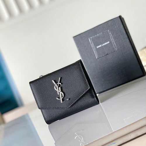 Bảng Màu Ví Đựng Thẻ YSL 766754 Siêu Cấp Size 12 cm
