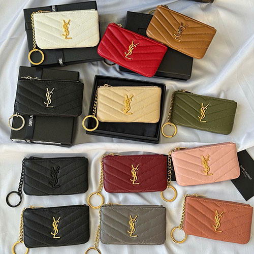 Bảng Màu Ví Gập YSL 438386 Siêu Cấp Size 13 cm