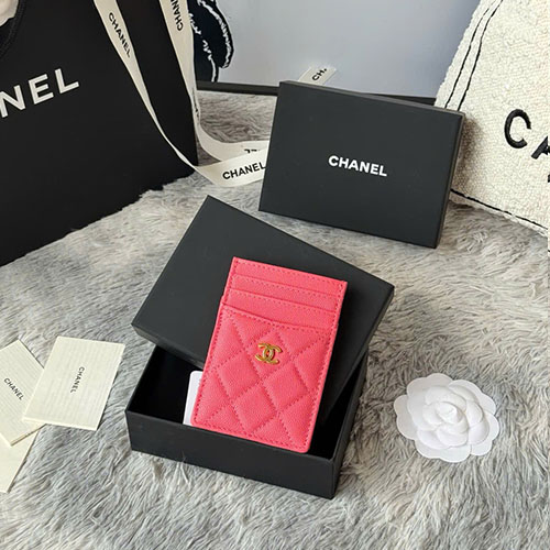 Bảng Màu Ví Siêu Mini Chanel Da Cừu AP0223 Siêu Cấp Size 14cm