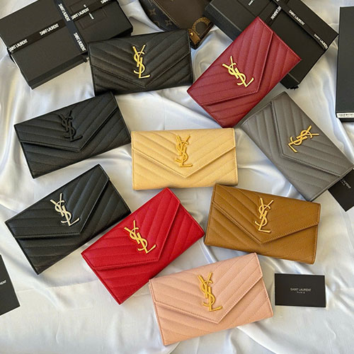 Bảng Màu Ví YSL 372264 Siêu Cấp Size 19 cm