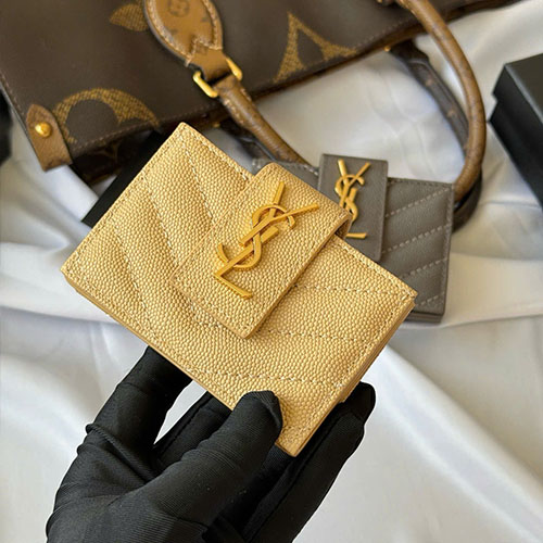 Bảng Màu Ví YSL Mini 607907 Siêu Cấp Size 10 cm