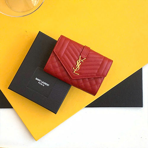 Bảng Màu Ví YSL Monogram Mini Envelope Wallet 651026 Siêu Cấp Size 13.5 cm