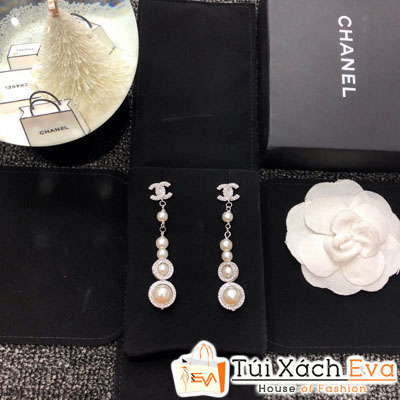 Bông Tai Bạc Chanel đẹp bằng bạc ta cho nữ  Trang Sức Bảo Tín