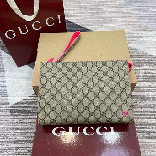 Cuth Gucci Supreme 768255 Màu Nâu Phối Hồng Siêu Cấp Size 26 cm