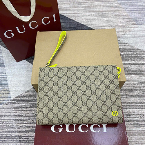 Cuth Gucci Supreme 768255 Màu Nâu Phối Xanh Chuối Siêu Cấp Size 26 cm