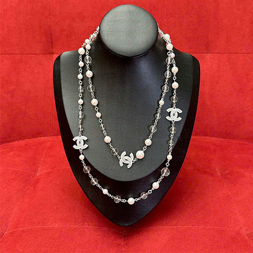 Dây chuyền Chanel like auth 25C – mặt đôi C