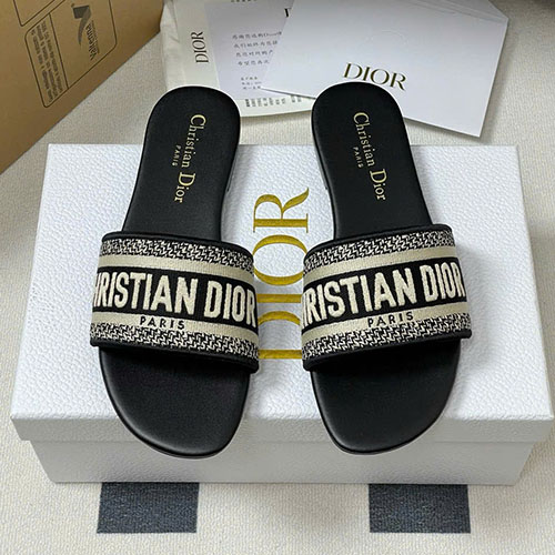 Dép Cao Gót Dior Dway Màu Đen Siêu Cấp Size 35 – 39