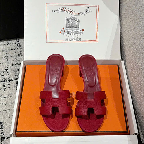 Dép cao gót Hermès Oasis H Classic nữ 2025
