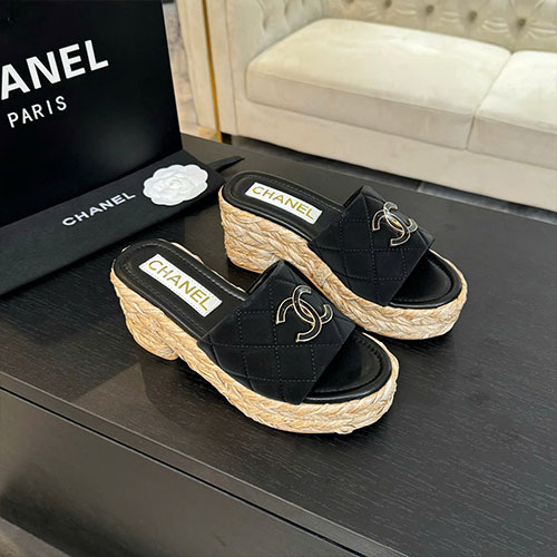 Dép Chanel 2025SS Màu Đen Siêu Cấp Size 35–40