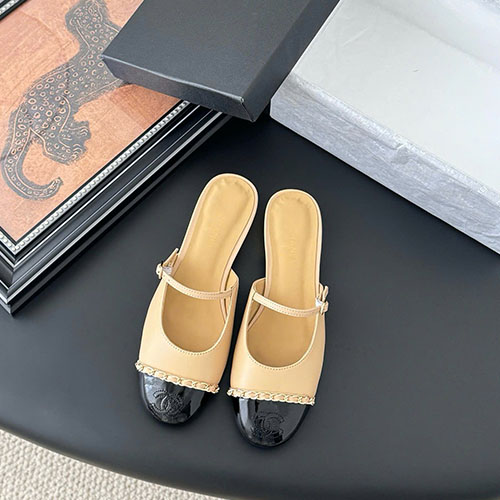 Giày Chanel 25S Runway Mary Màu Be Siêu Cấp Size 35 - 39
