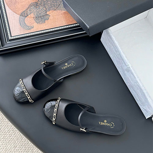 Giày Chanel 25S Runway Mary Màu Đen Siêu Cấp Size 35 - 39