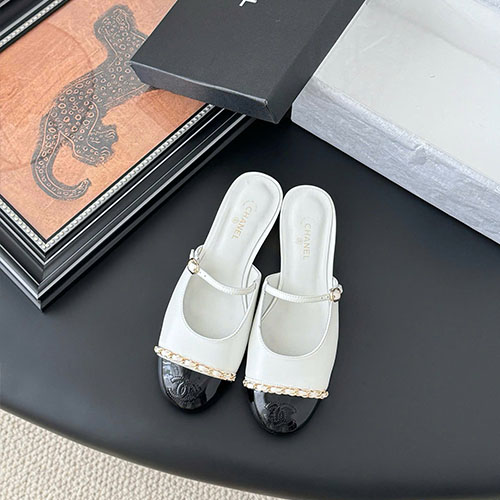 Giày Chanel 25S Runway Mary Màu Trắng Siêu Cấp Size 35 - 39