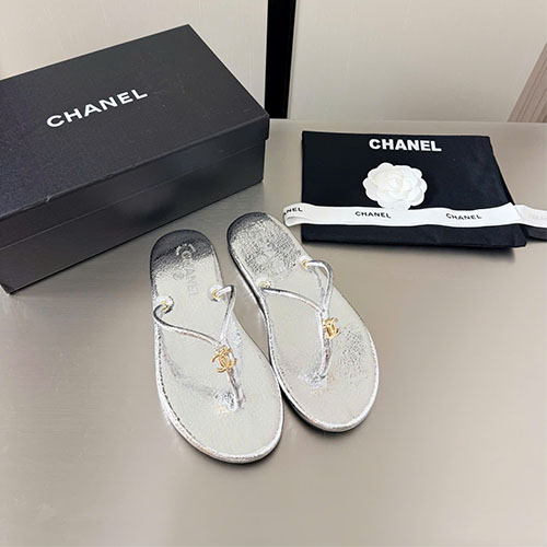 Dép Chanel rope flat sandals logo siêu cấp