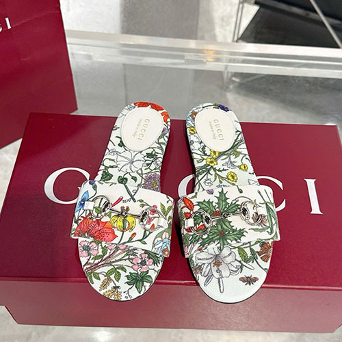 Dép Gucci Sandal Màu Trắng Siêu Cấp Size 35-42