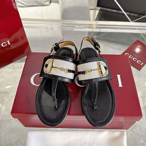Dép Gucci Sandal Thắt Dây Màu Đen Siêu Cấp Size 35-42