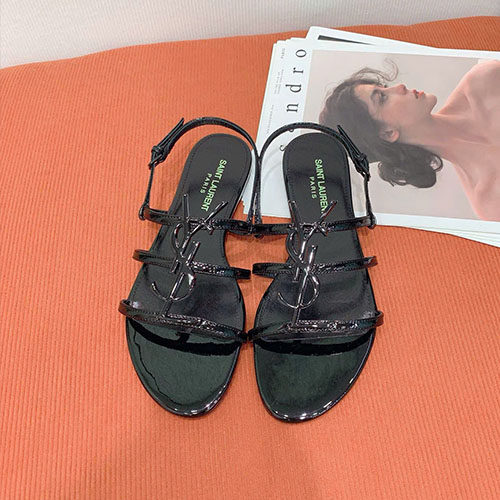 Dép Kẹp YSL Màu Đen Logo Đen Siêu Cấp Size 35 – 42