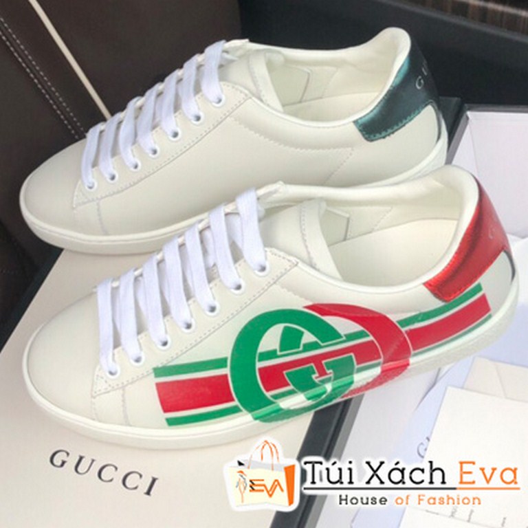 Giày Bata Gucci Super Logo  Màu Trắng