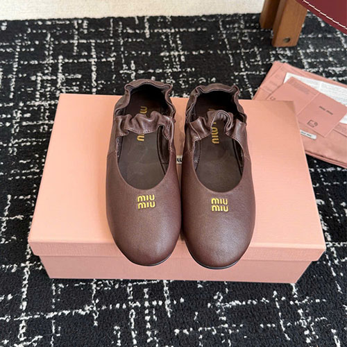 Giày búp bê ballet Miu Miu 25SS xuân hè Siêu VIP