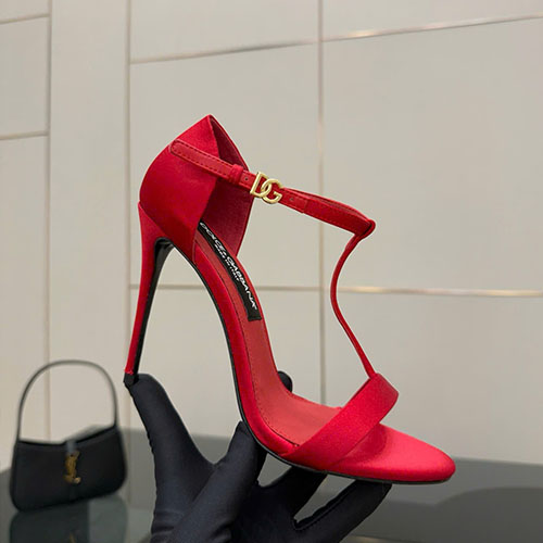 Giày Cao Gót Dolce & Gabbana 25SS Màu Đỏ Siêu Cấp Size 35-41