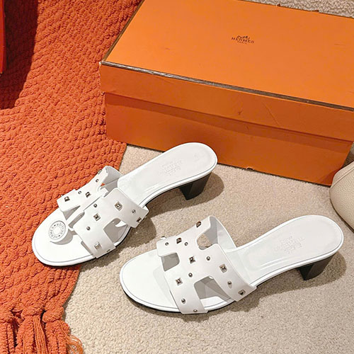 Giày Cao Gót Hermes Màu Trắng Size 34 - 42