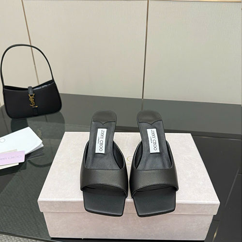 Giày Cao Gót Jimmy Choo Classic Heeled Sandals Màu Đen Siêu Cấp Size 35 ~ 39