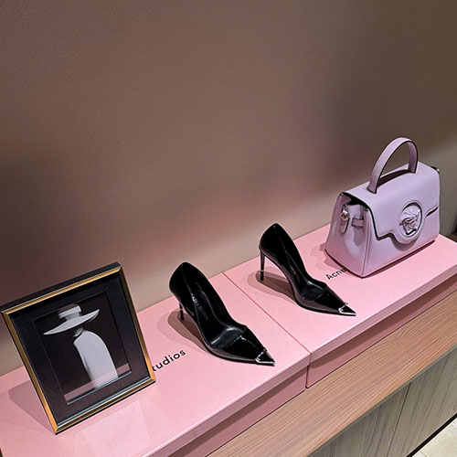 Giày Cao Gót Taro Ishida Đính Ngọc Hắc Mã Não Siêu Cấp Size 35 ~ 39