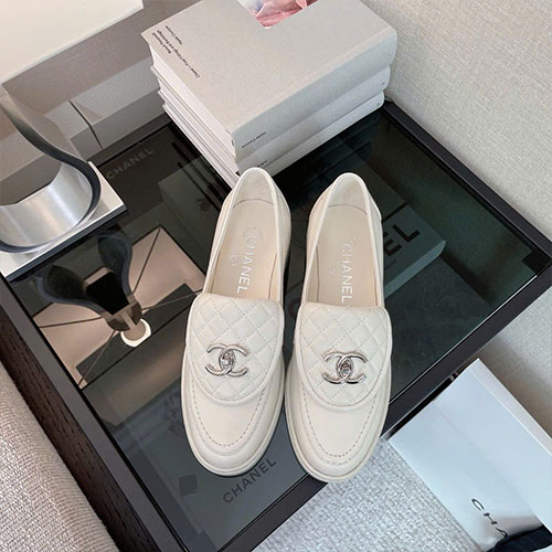 Giày Chanel Loafer 25A Màu Trắng Siêu Cấp Size 35 - 40