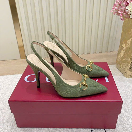 Giày Gucci Hở Gót Mũi Nhọn Cao Siêu Cấp Size 35-42