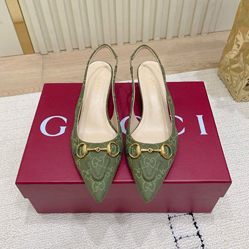 Giày Gucci Hở Gót Mũi Nhọn Thấp Siêu Cấp Size 35-42