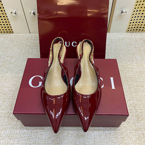 Giày Gucci Signoria slingback Pump Siêu Cấp