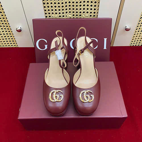 Giày Gucci Women Platform Pump With Double G Siêu Cấp Size 35