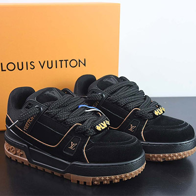 Giày Louis Vuitton Siêu Cấp Đen Nâu Size 35-44 MLII1V