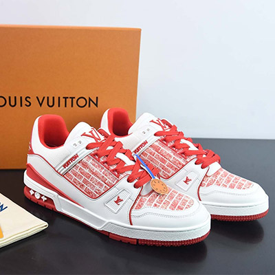 Giày Louis Vuitton White Reb Siêu Cấp Họa Tiết Size 35-44 M LYI1V