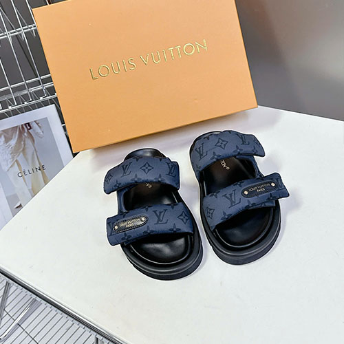 Giày LV Màu Xanh Đen Siêu Cấp Size 35-44