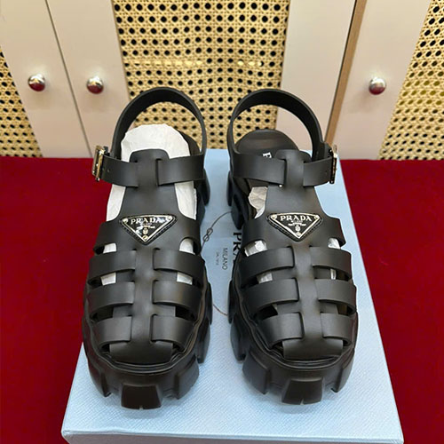 Giày Prada MATERIAL Màu Đen  Siêu Cấp