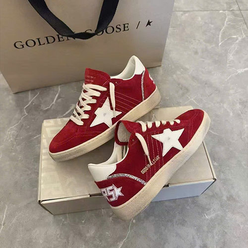 Giày Thể Thao GGDB Màu Đỏ Sao Be Siêu Cấp Size 35 ~ 40