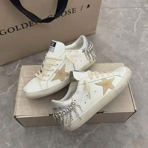 Giày Thể Thao GGDB Màu Trắng Sao Be Siêu Cấp Size 35 ~ 40