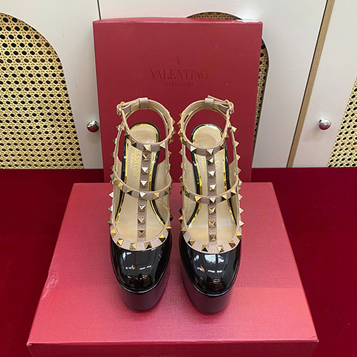 Giày Valentino Garavani Rockstud 155mm Platform Pumps Siêu Cấp Size 35